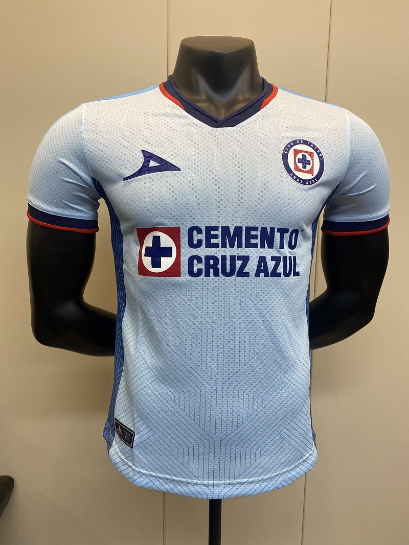 AAA Quality Cruz Azul 23/24 Away Light Blue Jersey(Player)